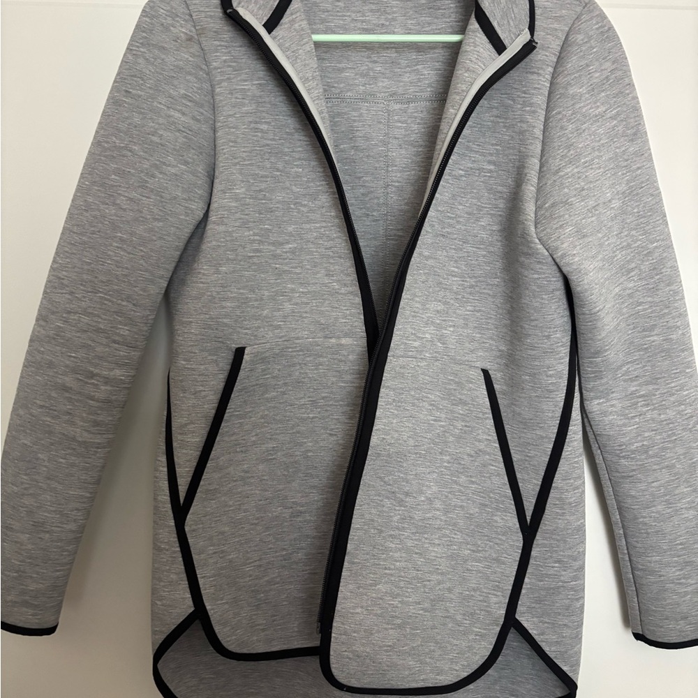 The North Face Gray Jacket with Black Accents